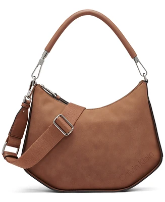 Calvin Klein Winny Suede Small Shoulder Bag