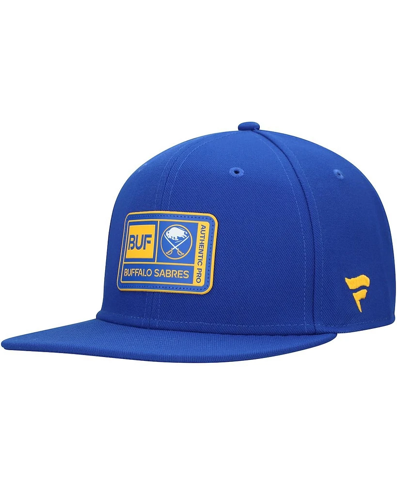 Fanatics Men's Royal Buffalo Sabres Authentic Pro Training Camp Snapback Hat