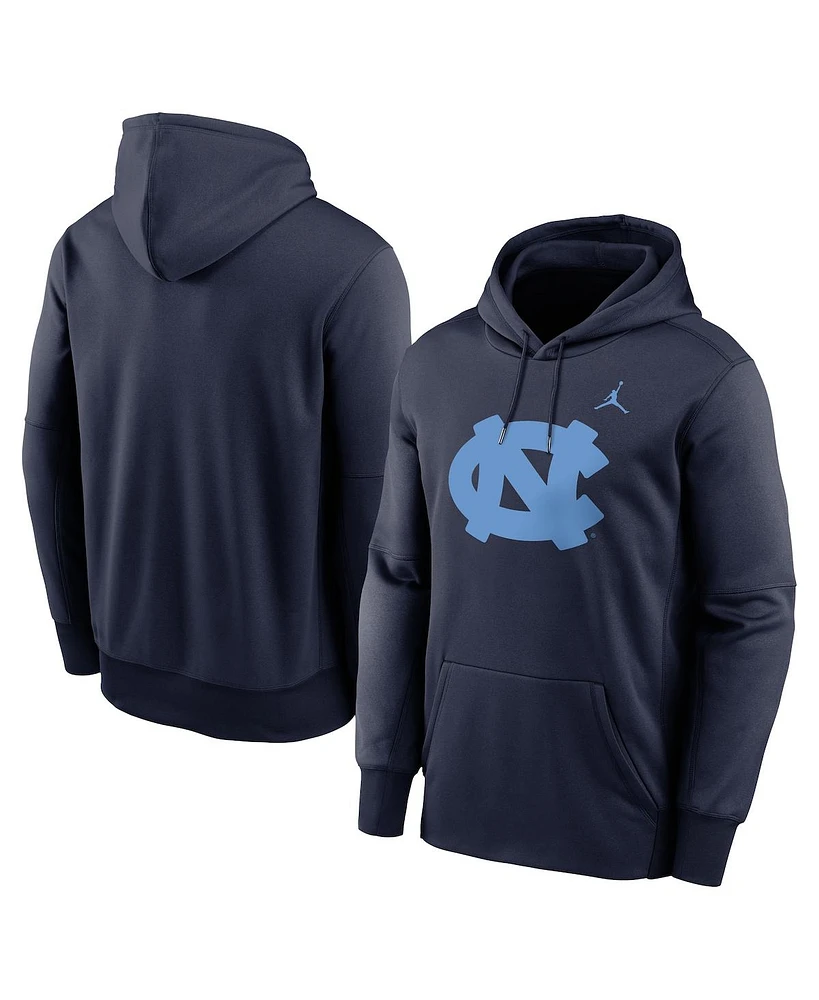 Jordan Men's Navy North Carolina Tar Heels Primetime Endzone Performance Pullover Hoodie