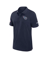 Nike Men's Navy Tennessee Titans 2024/25 Sideline Performance Polo Shirt