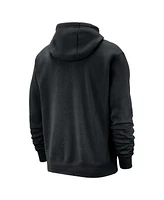 Nike Men's Black Milwaukee Bucks Courtside Club Pullover Hoodie