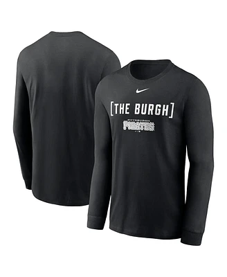 Nike Men's Black Pittsburgh Pirates Local Nickname Long Sleeve T-Shirt