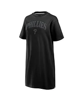 Fanatics Women's Black Philadelphia Phillies Elements Cotton Dress