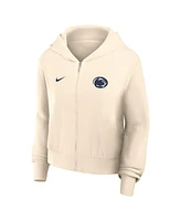 Nike Women's Cream Penn State Nittany Lions Chill Full-Zip Hoodie