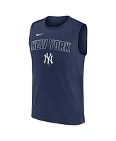 Nike Men's Navy New York Yankees Knockout Performance Muscle Tank Top