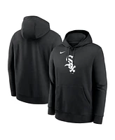 Nike Men's Black Chicago White Sox Logo Club Fleece Pullover Hoodie