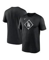 Nike Men's Black Los Angeles Dodgers Icon Legend Performance T-Shirt