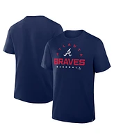 Fanatics Men's Navy Atlanta Braves Clubhouse Legacy Primary Play T-Shirt