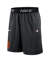 Nike Men's Black San Francisco Giants Authentic Collection Performance Knit Shorts