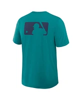 Nike Men's Aqua Seattle Mariners Authentic Collection Early Work Tri-Blend Performance T-Shirt