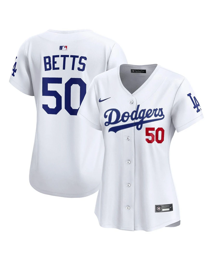 Nike Women's Mookie Betts White Los Angeles Dodgers Home Limited Player Jersey
