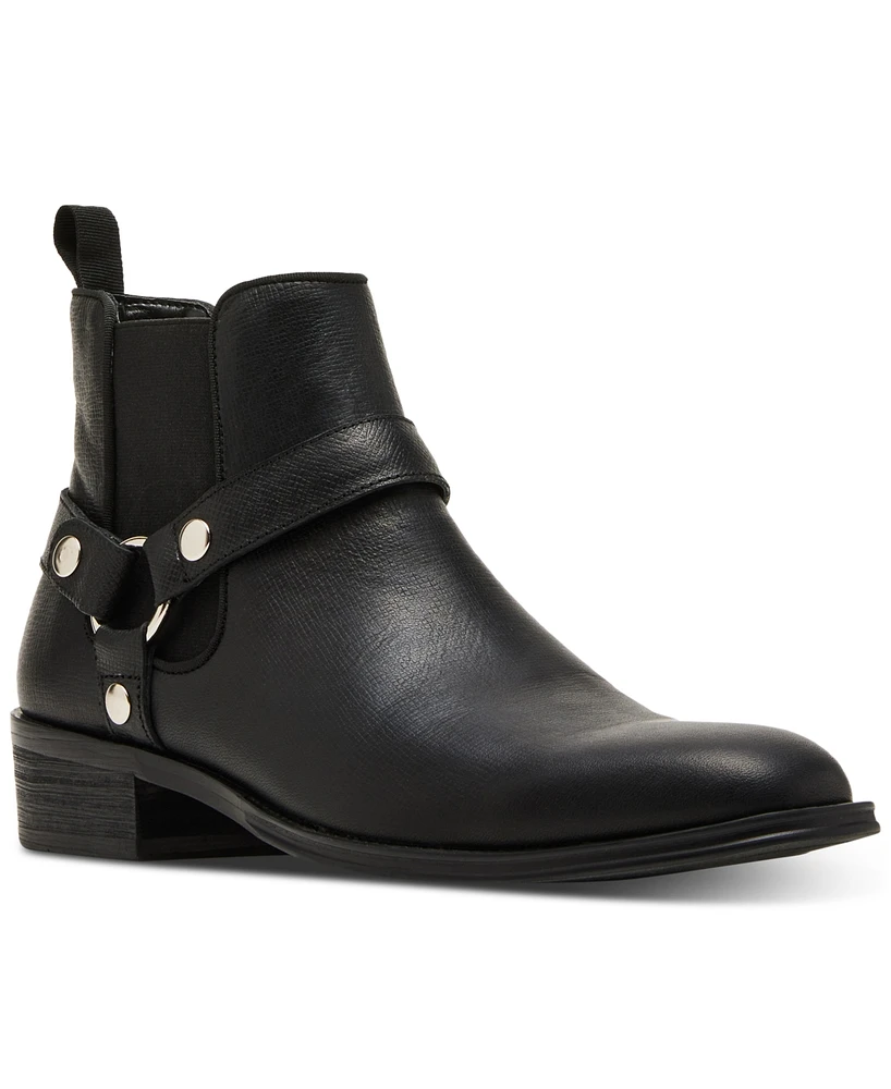 Steve Madden Men's Haddes Biker Chelsea Boots