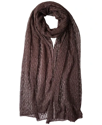 Lauren Ralph Shimmer Pointelle Wrap