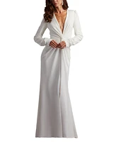 Tadashi Shoji Women's Bates Twist-Front Gown