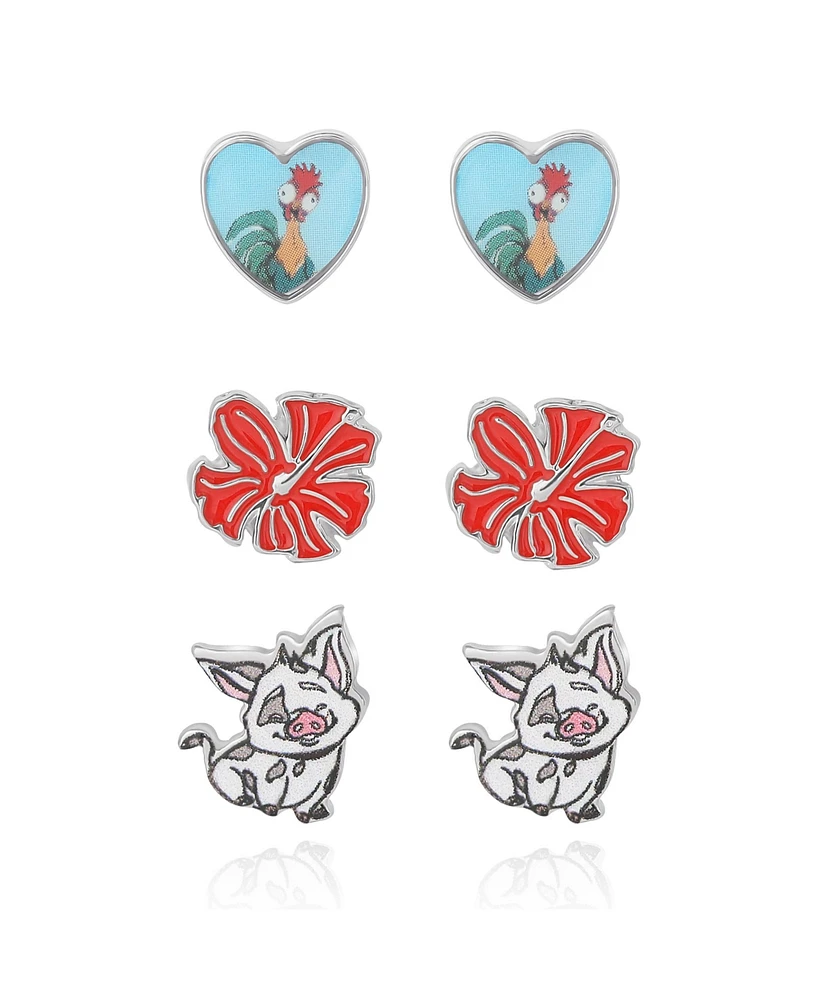Disney Moana 3-Pair Stud Earring Set