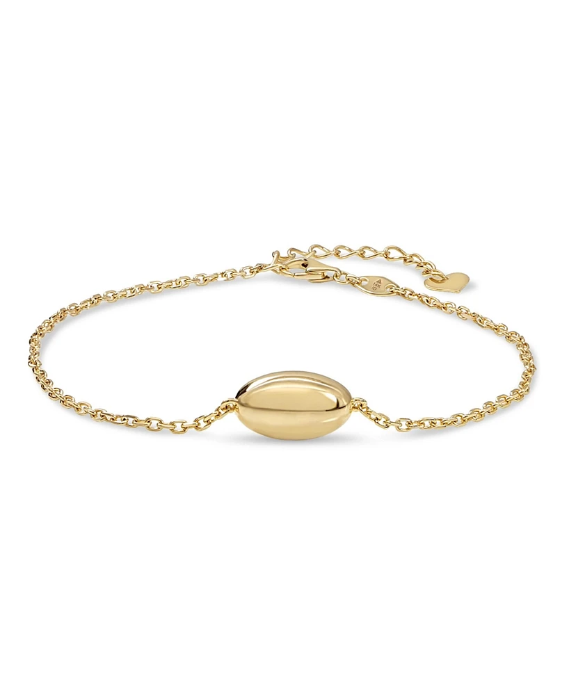 Devata Dome Chain Bracelet in 14K Gold, 6.5 in adj to 7.5 in, approx. 2.7 grams.