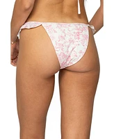 Edikted Women's Floral Ruffle Bikini Bottom