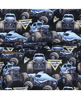 Monster Jam Backpack All-Over Print Megalodon Truck Design School Book Bag