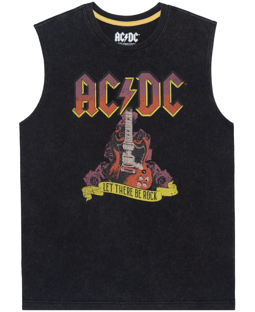 Hybrid Apparel Men's Acdc Muscle Tank Top