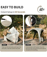 Naturehike Cloud Boundar Camping Sun Shelter, 60S Easy Setup Instant Pop up Canopy Tent for Sporting Events, Tailgating, Camping, Outdoor Activities