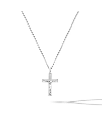 Vincero Crucifix Pendant Necklace in Stainless Steel, 24