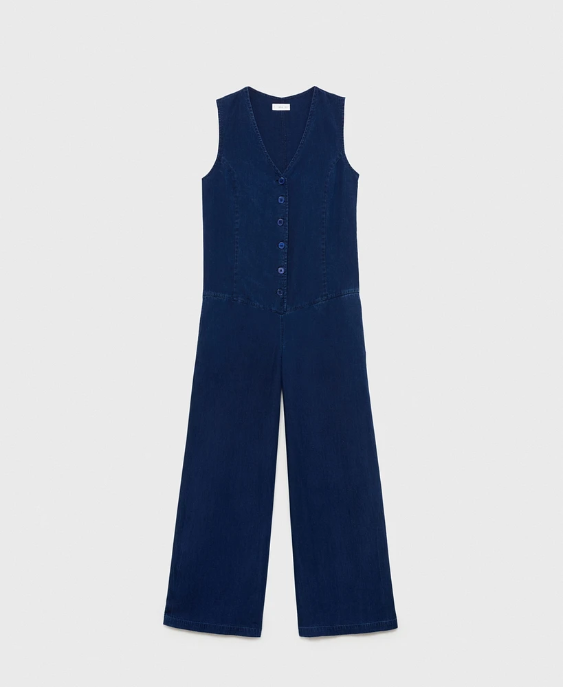 Mango Women's Maternity Lyocell Jumpsuit