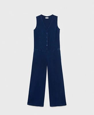 Mango Women's Maternity Lyocell Jumpsuit