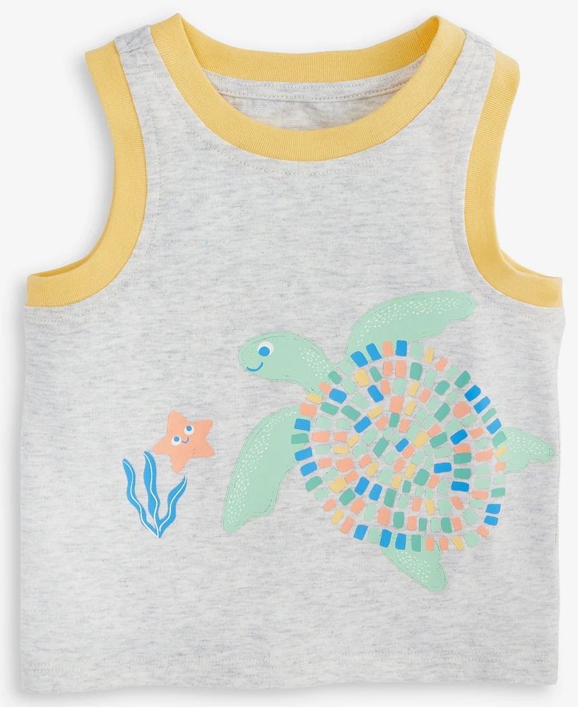 First Impressions Baby Boys Turtle Graphic Tank Top, Exclusively at Macy's