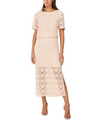 Vince Camuto Women's Crochet Maxi Skirt