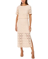 Vince Camuto Women's Crochet Maxi Skirt