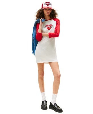 Tommy Girl Women's Raglan T-Shirt Dress