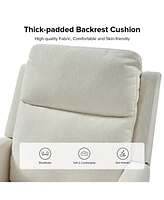 Coral Modern Ergonomic Swivel Rocker Manual Recliner