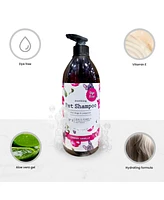P.t. Supply Co Soothing Pet Shampoo for Dogs & Puppies – Cherry Vanilla Scent, Aloe & Vitamin E, Gentle & Moisturizing Formula
