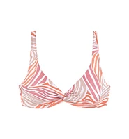 Lascana Women's Zebra Print Underwire Bikini Top