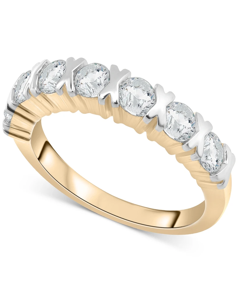 Diamond Band Ring (1 ct. t.w.) in 14k Yellow Gold