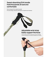 Naturehike 1pc Trekking Poles Carbon 169g Adjustable Ultra-Lightweight Hiking Sticks Unisex Walking Stick with Accessories for Outdoor