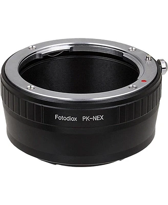 Fotodiox Lens Mount Adapter for Pentax K Mount (Pk) Slr Lens to Sony Alpha E-Mount Mirrorless Camera Body