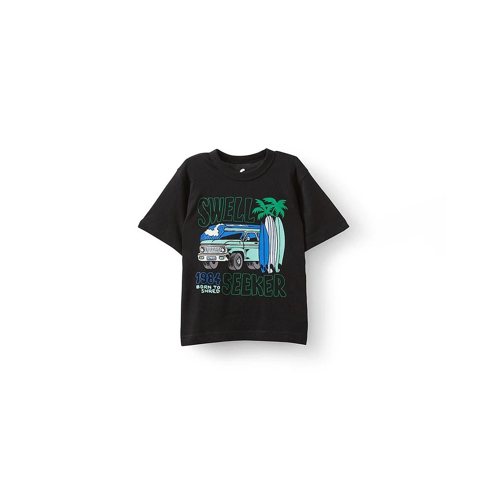 Cotton On Boys Jonny Short Sleeve Graphic Print Tee