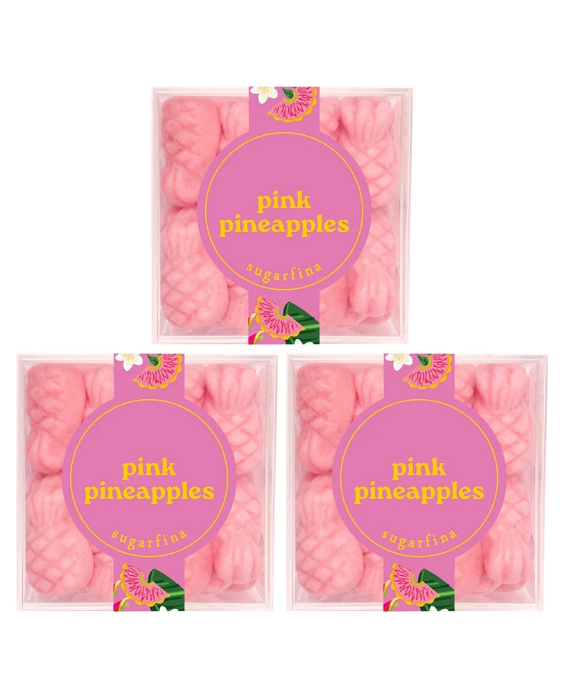 Sugarfina Pink Pineapples Small Cube Kit, 3 Pieces