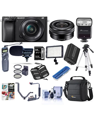 Sony Sony Alpha a6400 24.2MP Mirrorless Digital Camera with 16-50mm f/3.5-5.6 Oss Lens