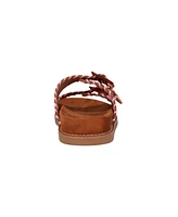 Earth Women's Fausto Stitched Double Band Slip-On Sandals
