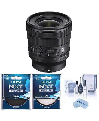 Sony Fe Pz 16-35mm f/4 G Lens for Sony E, Bundle with Hoya 72mm Uv and Cpl Filters
