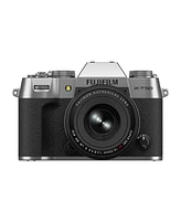Fujifilm X-T50 Mirrorless Camera, Silver with Xf 16-50mm f/2.8-4.8 R Lm Wr Lens, Bundle with 64GB Sdxc Memory Card, Alpine 120 Shoulder Bag
