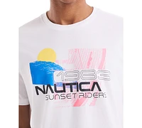 Nautica Men's Sunset Riders Logo Graphic T-Shirt