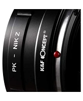 K&F Concept Pentax Pk Lenses to Nikon Z Lens Mount Adapter