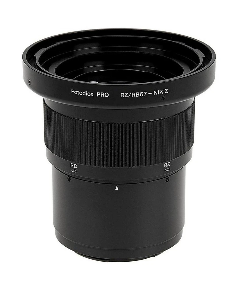 Fotodiox Pro Lens Mount Adapter for Mamiya RB67/RZ67 Mount Lens to Nikon Z-Mount Mirrorless Camera Body with Built-in Focusing Helicoid