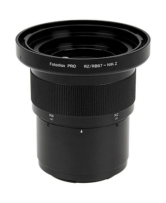 Fotodiox Pro Lens Mount Adapter for Mamiya RB67/RZ67 Mount Lens to Nikon Z-Mount Mirrorless Camera Body with Built-in Focusing Helicoid