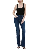 Kimi + Kai Women's U Neck Sleeveless Bodysuit Top
