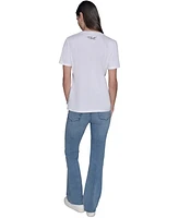 Karl Lagerfeld Paris Petite Bonjour Graphic T-Shirt