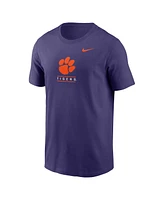 Nike Men's Purple Clemson Tigers 2-Hit T-Shirt